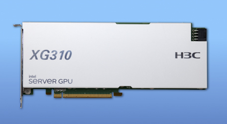 英特尔在 H3C XG310 GPU AIB 中推出英特尔服务器 GPU